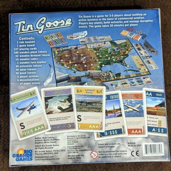 Boardgame "Tin Goose". New. Sealed - Picture 2 of 4